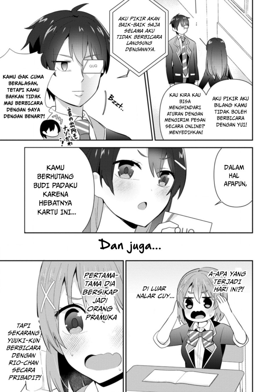 The Cute Girl Sitting Next to Me Is Trying to Make Me Fall in Love With Her as a Way to Ridicule Me, but the Tables Were Turned on Her Before She Knew It Chapter 11 Gambar 29
