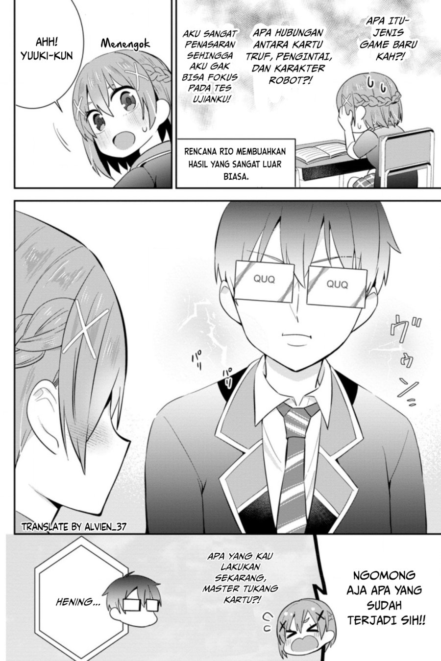 The Cute Girl Sitting Next to Me Is Trying to Make Me Fall in Love With Her as a Way to Ridicule Me, but the Tables Were Turned on Her Before She Knew It Chapter 11 Gambar 30