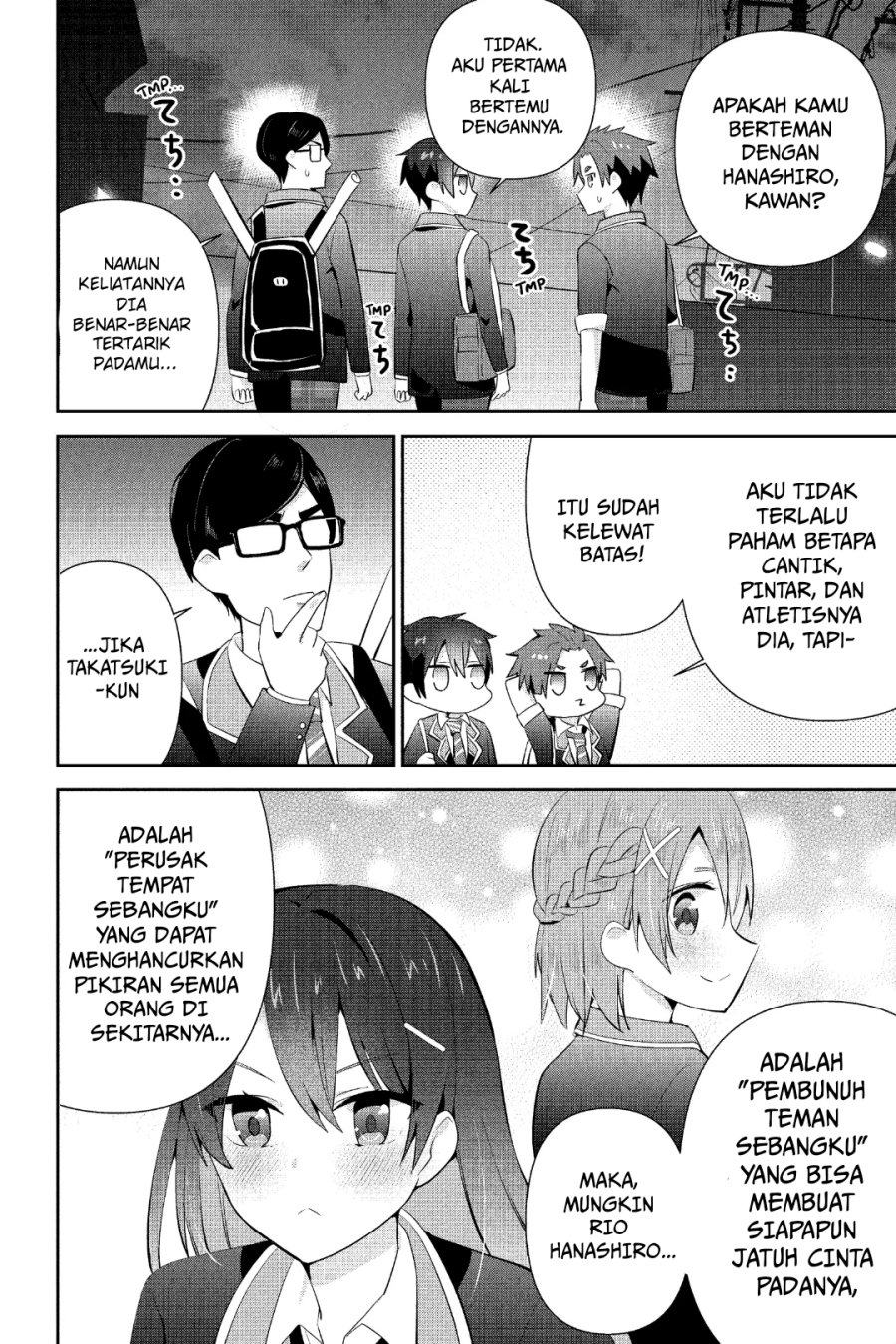 The Cute Girl Sitting Next to Me Is Trying to Make Me Fall in Love With Her as a Way to Ridicule Me, but the Tables Were Turned on Her Before She Knew It Chapter 11 Gambar 4