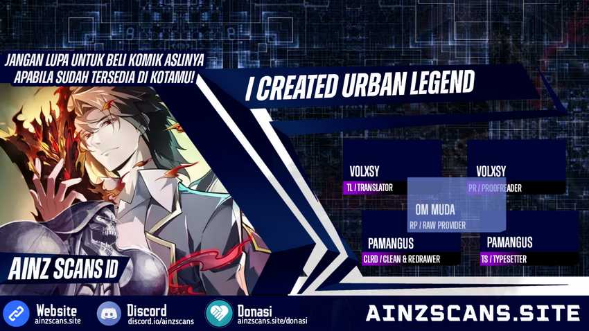 Baca Komik I Created an Urban Legend! Chapter 01 Gambar 1