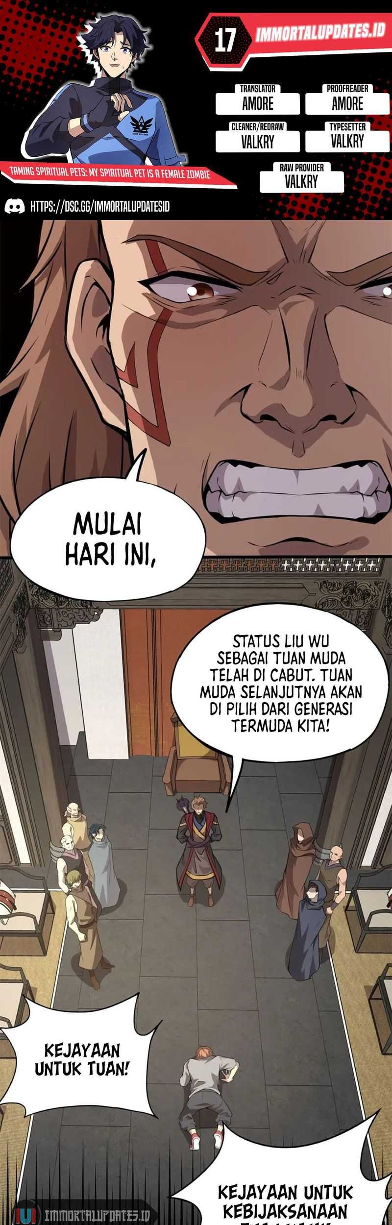 Baca Komik Taming Spiritual Pets: My Spiritual Pet is a Female Zombie Chapter 17 Gambar 1