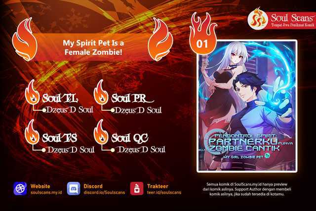 Baca Komik Taming Spiritual Pets: My Spiritual Pet is a Female Zombie Chapter 01 Gambar 1
