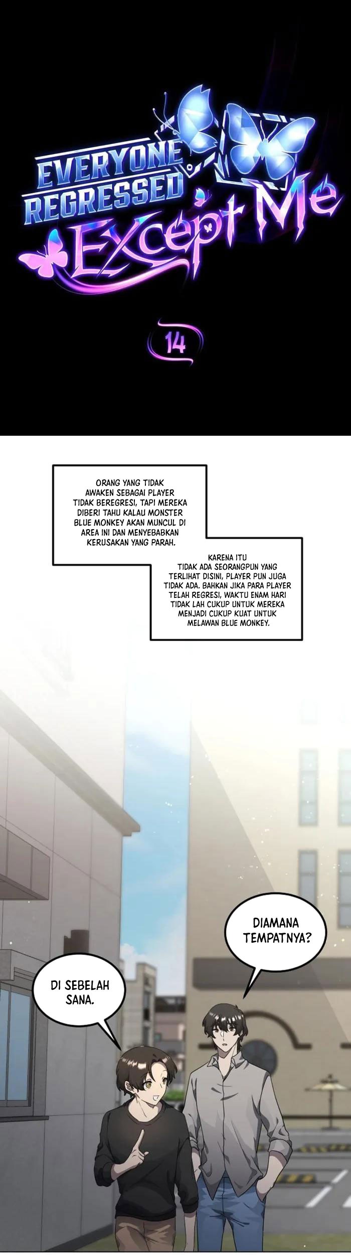 Baca Manhwa Everyone Regressed Except Me Chapter 14 Gambar 2
