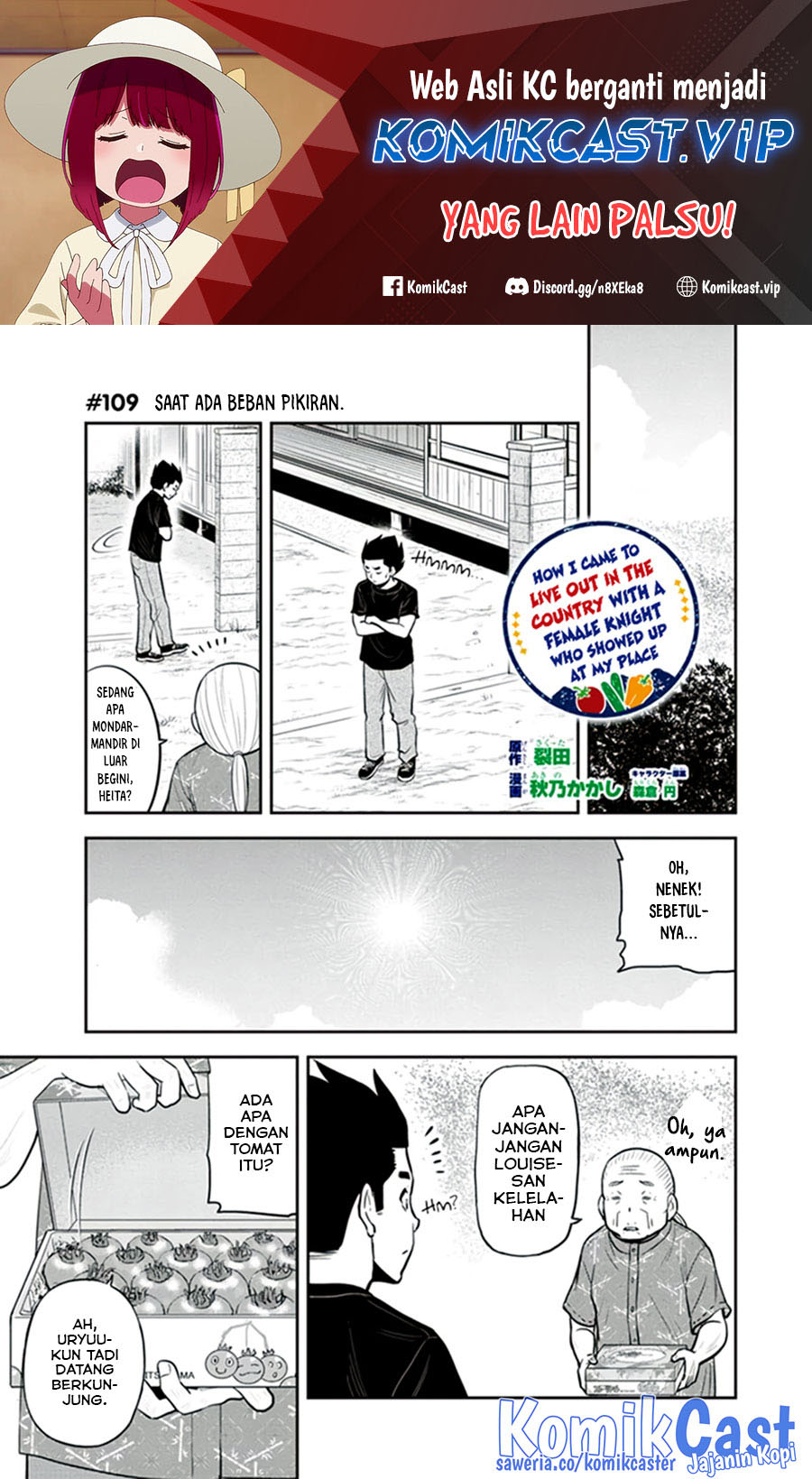 Baca Manga Orenchi ni Kita Onna Kishi to: Inakagurashi suru Koto ni Natta Ken Chapter 109 Gambar 2