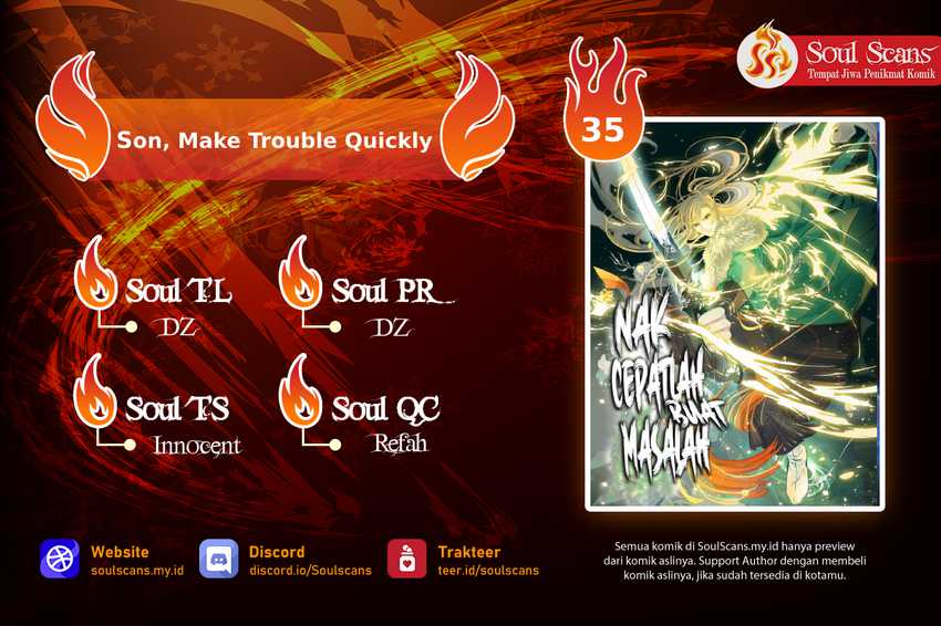 Komik Son, Make Trouble Quickly Chapter 35 gambar nomor 1