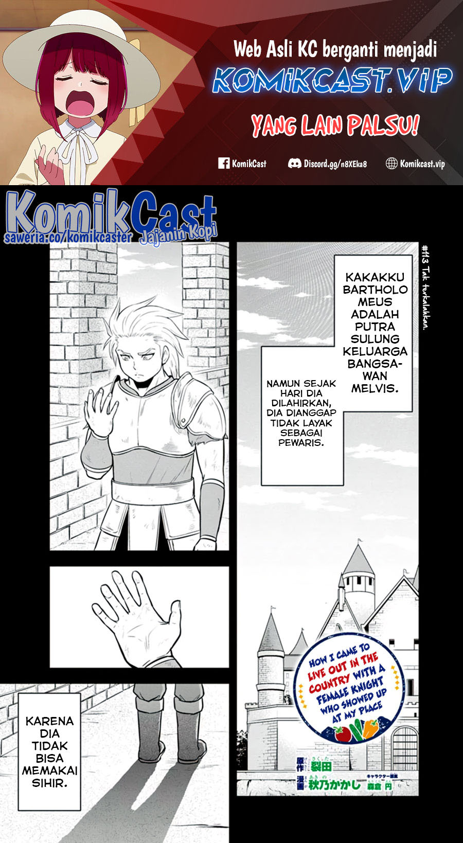 Baca Manga Orenchi ni Kita Onna Kishi to: Inakagurashi suru Koto ni Natta Ken Chapter 113 Gambar 2