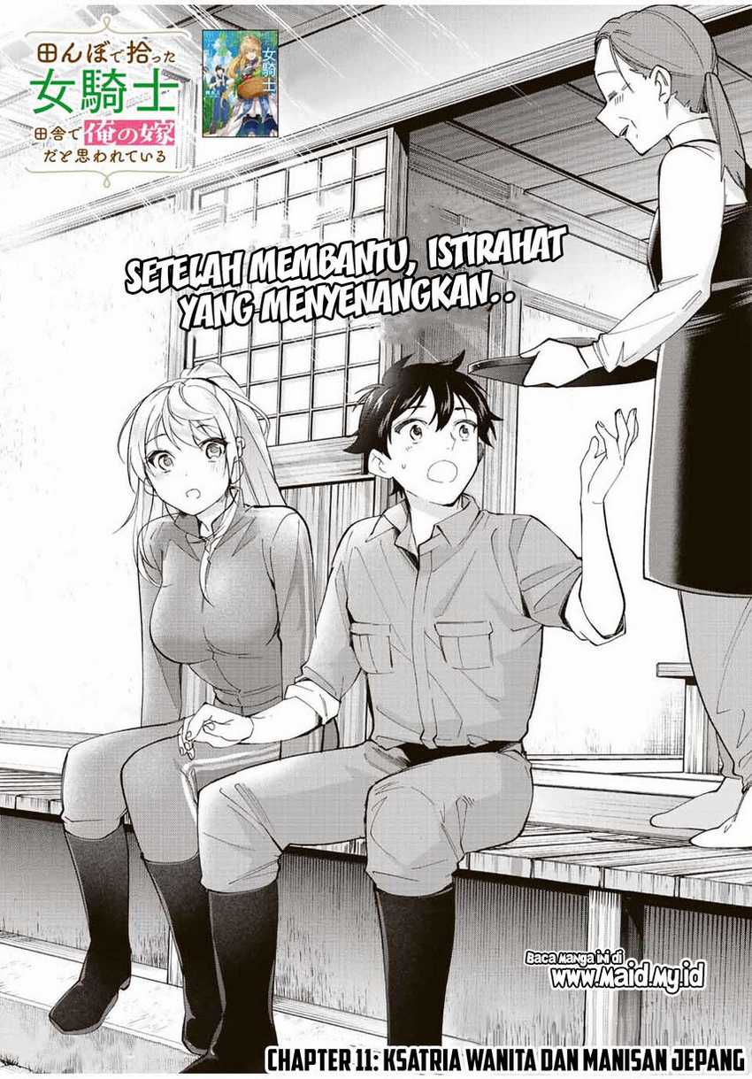 Tanbo de Hirotta Onna Kishi, Inaka de Ore no Yome da to Omowareteiru Chapter 11 Gambar 5