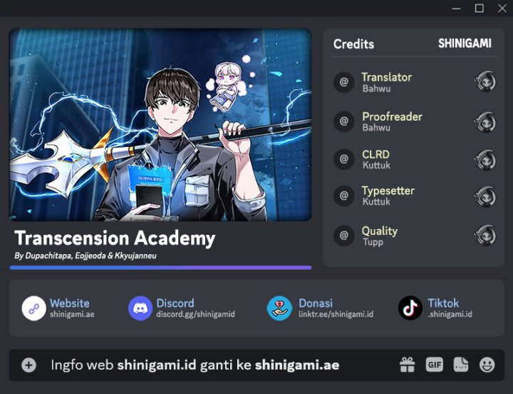 Baca Komik Transcension Academy Chapter 78 Gambar 1