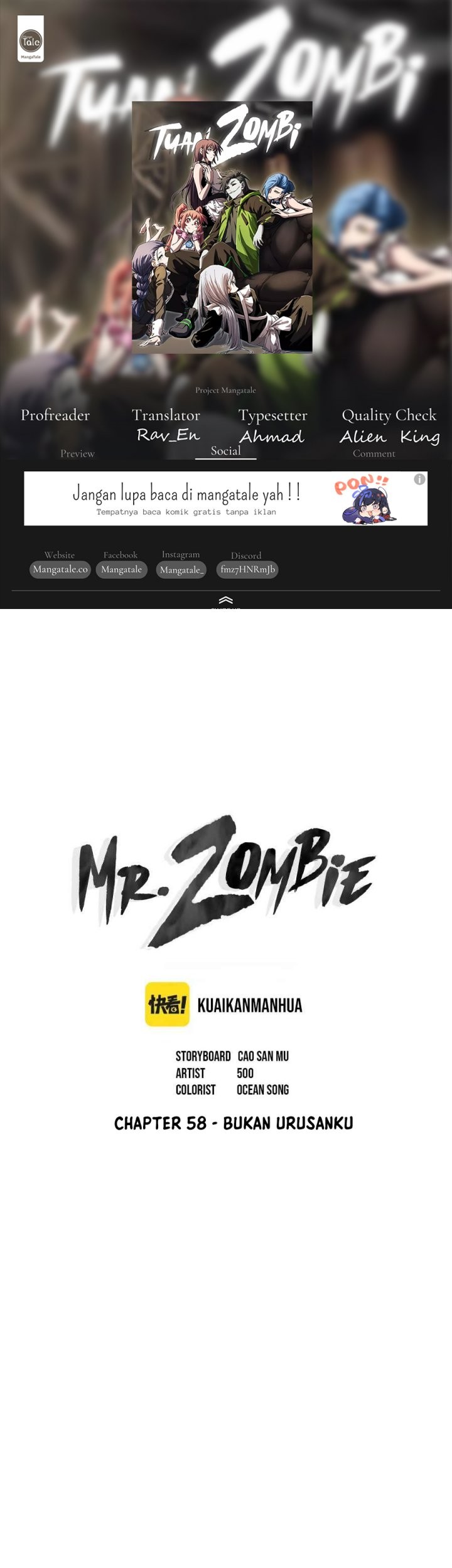 Baca Komik Mr. Zombie Chapter 58 Gambar 1