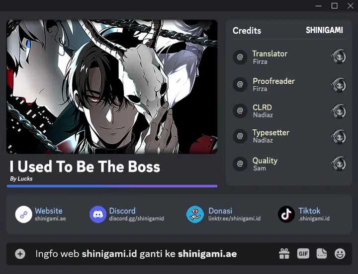 Baca Komik I Used To Be The Boss Chapter 48 Gambar 1