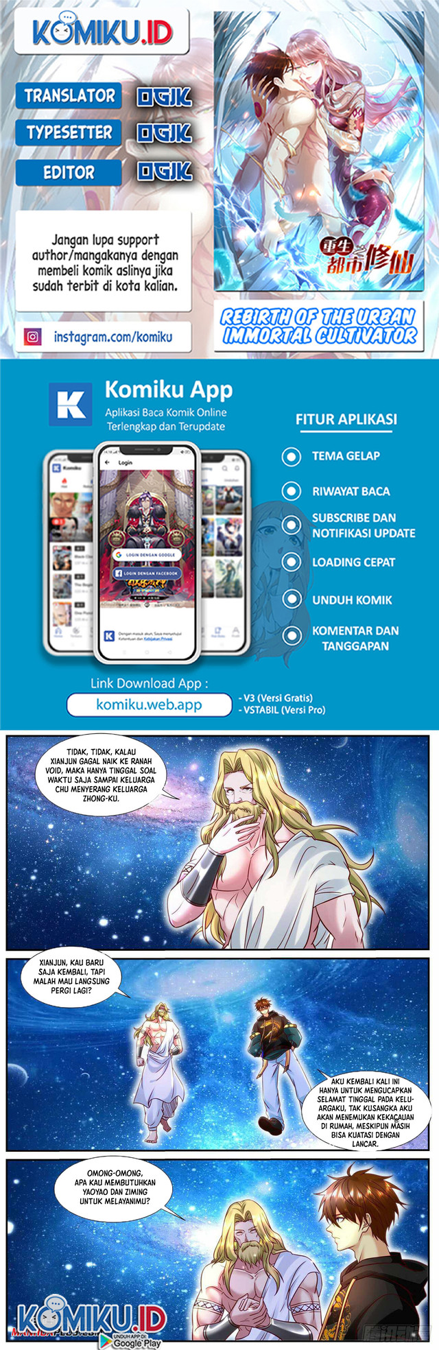 Baca Komik Rebirth Of The Urban Immortal Cultivator Chapter 926 Gambar 1