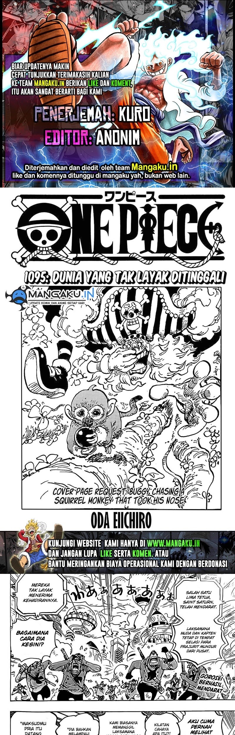 Baca Komik One Piece Chapter 1095 Gambar 1
