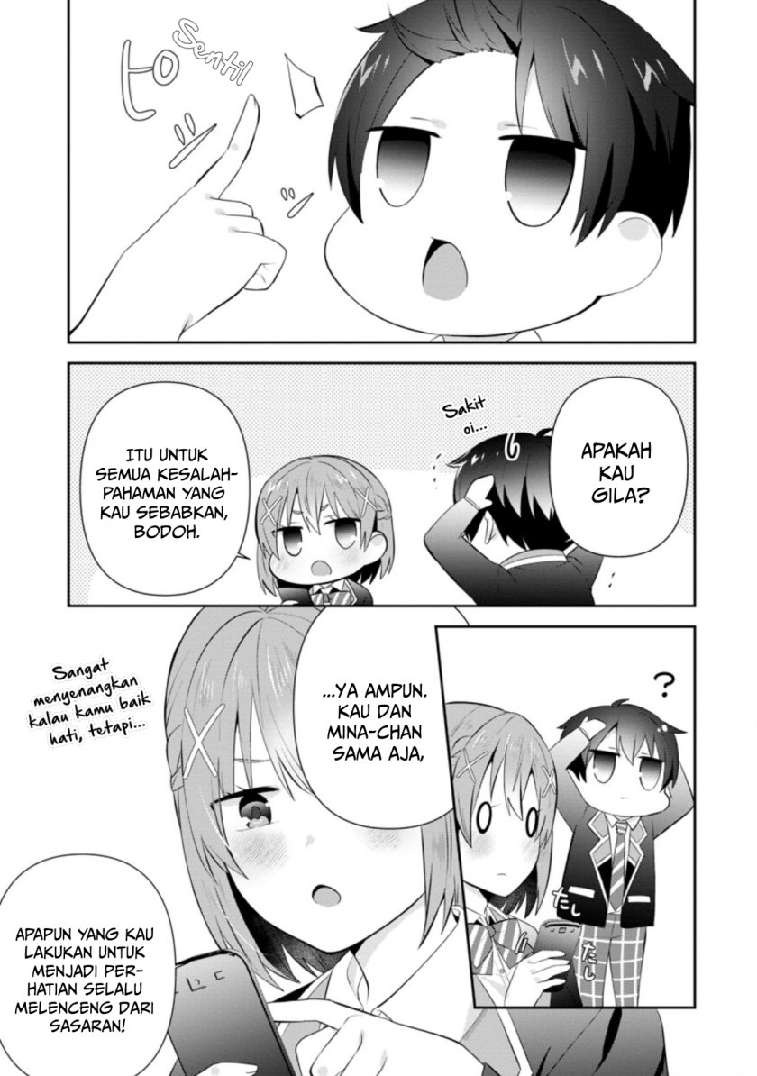 The Cute Girl Sitting Next to Me Is Trying to Make Me Fall in Love With Her as a Way to Ridicule Me, but the Tables Were Turned on Her Before She Knew It Chapter 17 Gambar 12