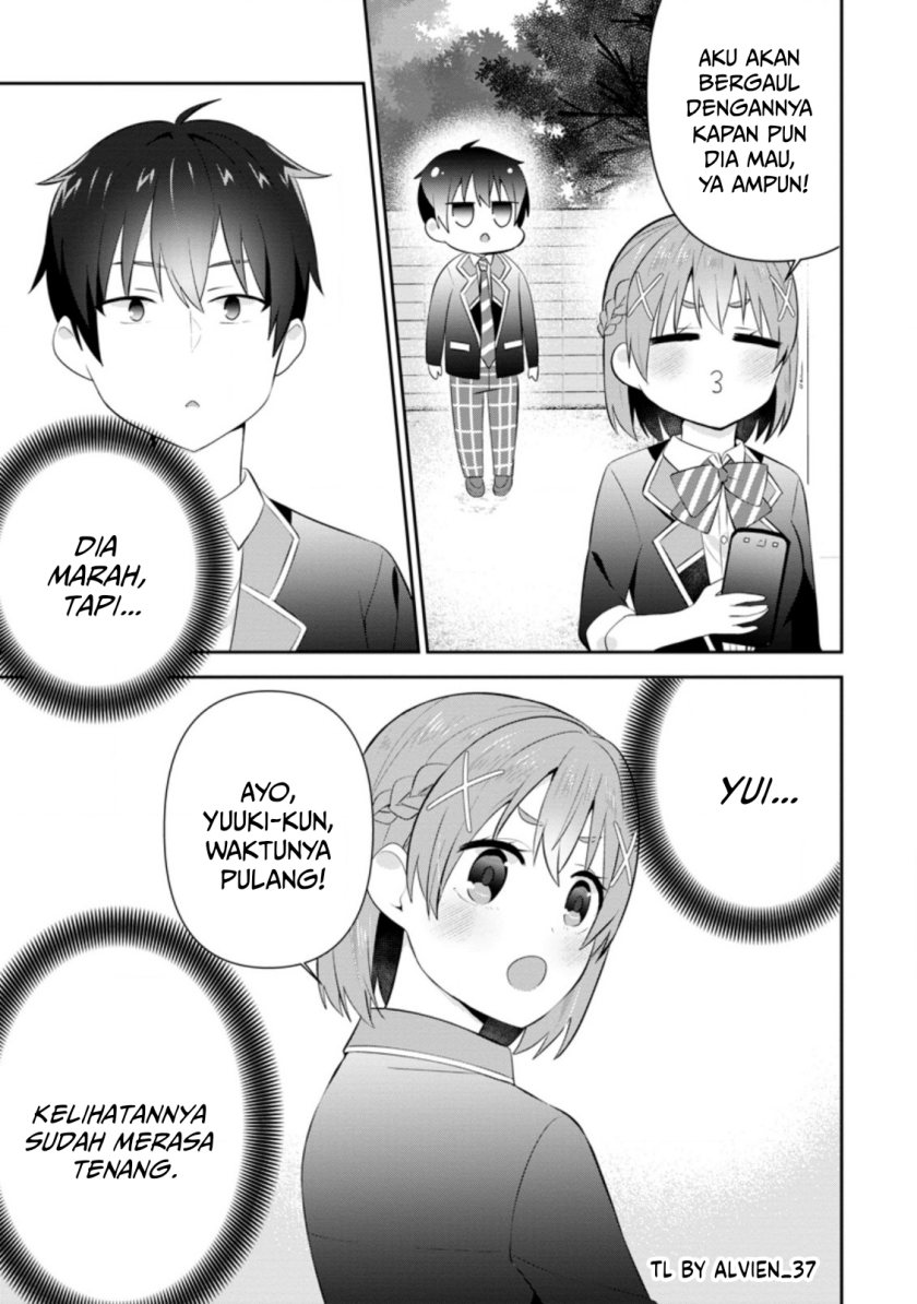 The Cute Girl Sitting Next to Me Is Trying to Make Me Fall in Love With Her as a Way to Ridicule Me, but the Tables Were Turned on Her Before She Knew It Chapter 17 Gambar 14