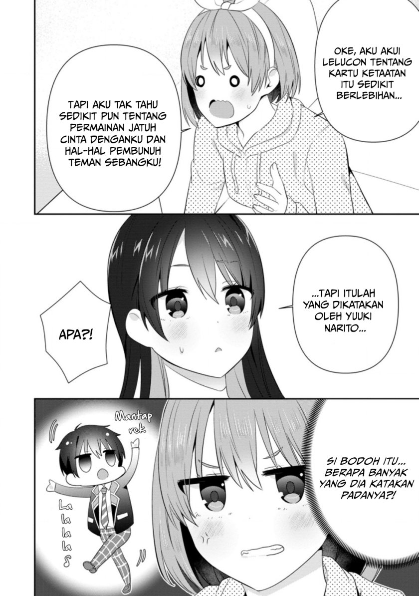 The Cute Girl Sitting Next to Me Is Trying to Make Me Fall in Love With Her as a Way to Ridicule Me, but the Tables Were Turned on Her Before She Knew It Chapter 17 Gambar 23