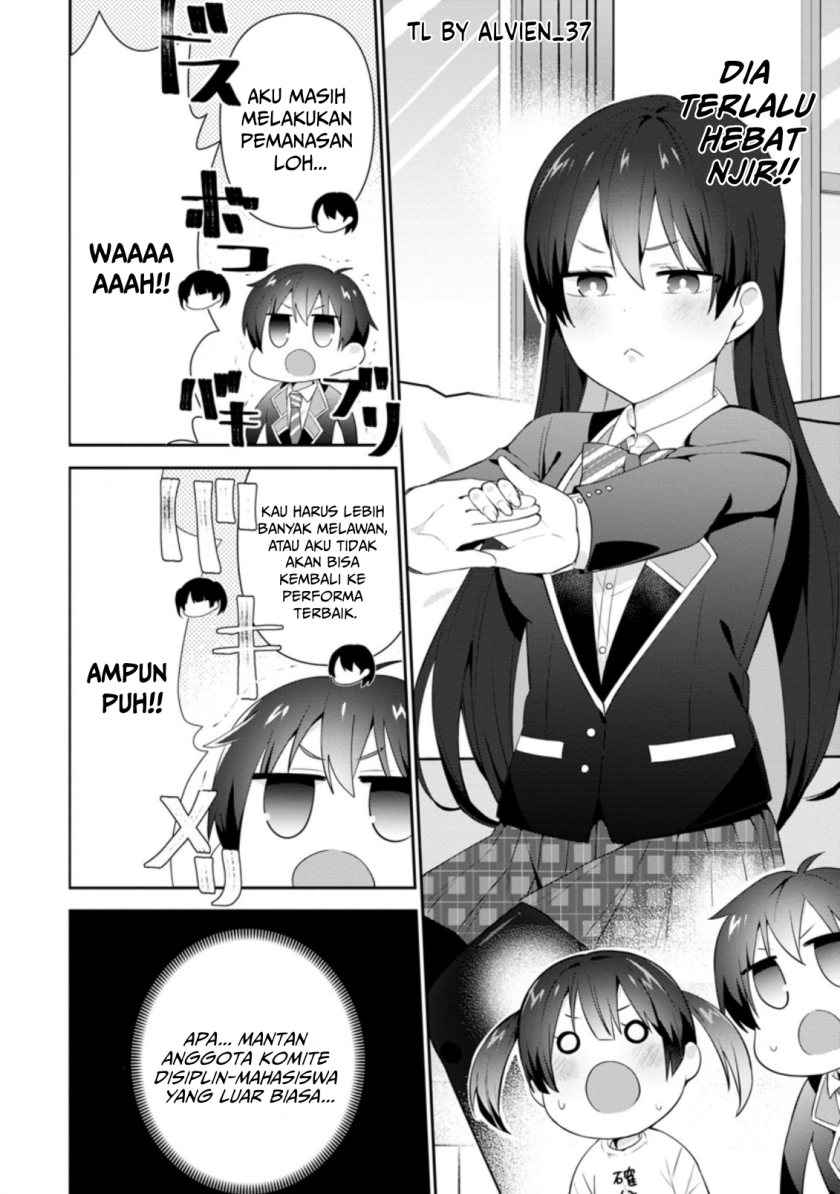 The Cute Girl Sitting Next to Me Is Trying to Make Me Fall in Love With Her as a Way to Ridicule Me, but the Tables Were Turned on Her Before She Knew It Chapter 16 Gambar 11