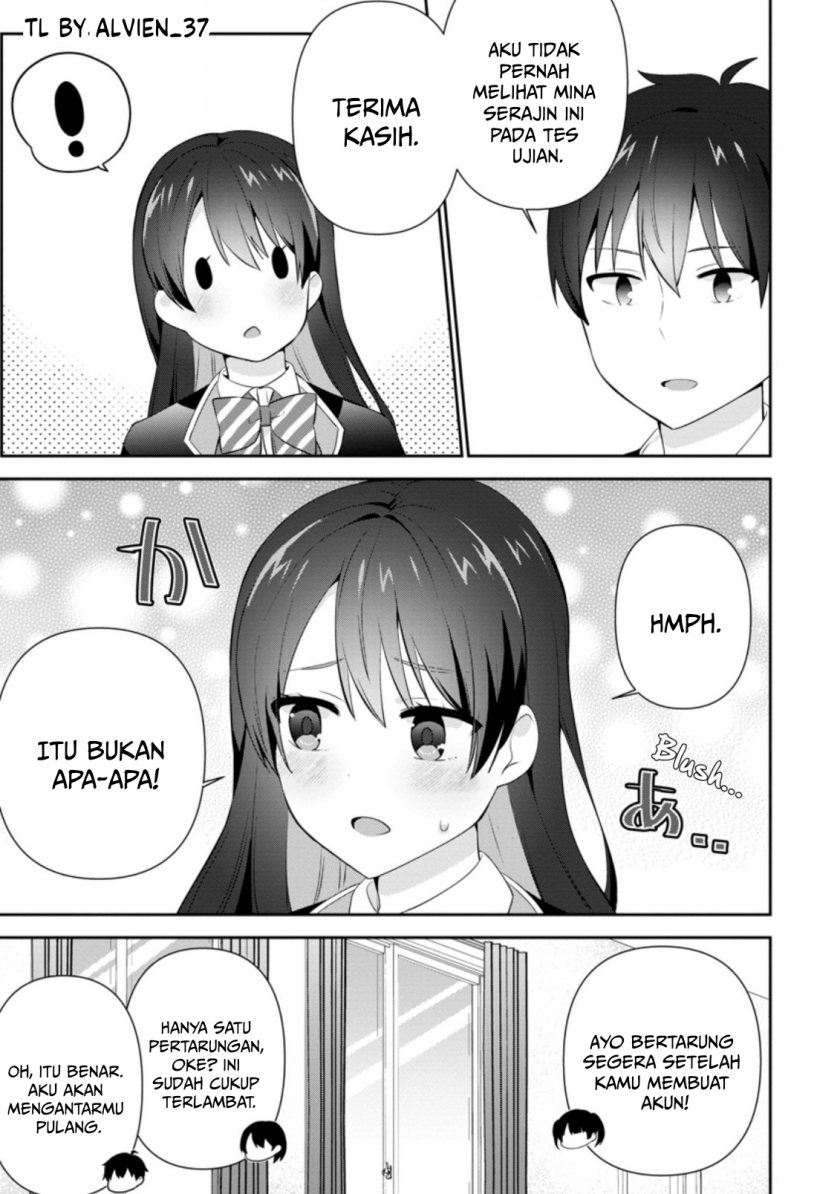 The Cute Girl Sitting Next to Me Is Trying to Make Me Fall in Love With Her as a Way to Ridicule Me, but the Tables Were Turned on Her Before She Knew It Chapter 16 Gambar 16