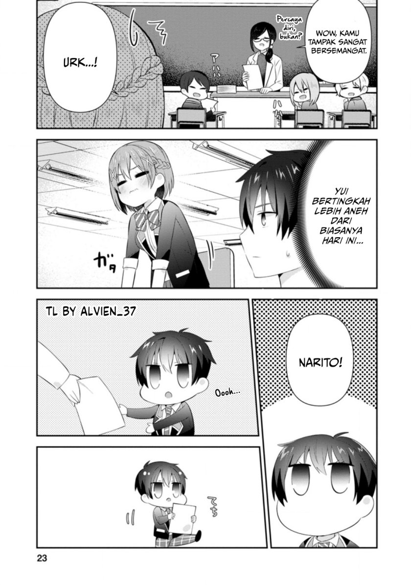 The Cute Girl Sitting Next to Me Is Trying to Make Me Fall in Love With Her as a Way to Ridicule Me, but the Tables Were Turned on Her Before She Knew It Chapter 16 Gambar 22