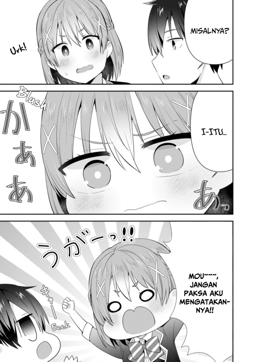The Cute Girl Sitting Next to Me Is Trying to Make Me Fall in Love With Her as a Way to Ridicule Me, but the Tables Were Turned on Her Before She Knew It Chapter 16 Gambar 28