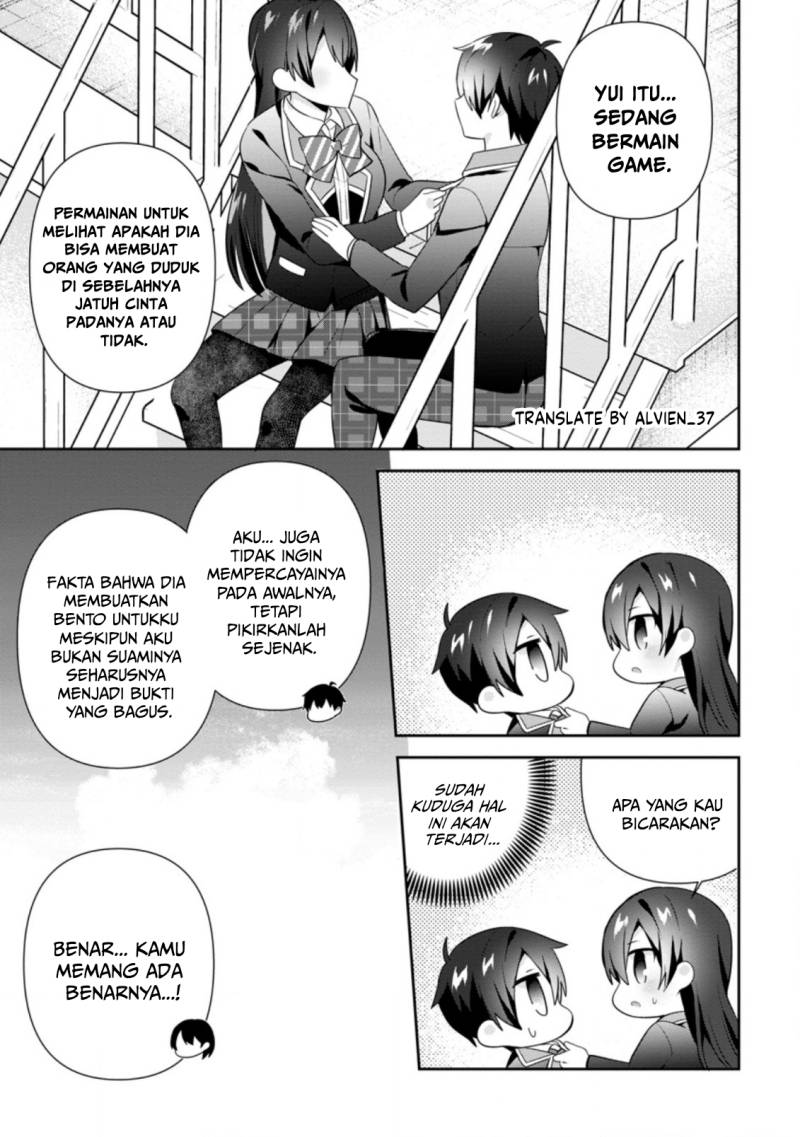 The Cute Girl Sitting Next to Me Is Trying to Make Me Fall in Love With Her as a Way to Ridicule Me, but the Tables Were Turned on Her Before She Knew It Chapter 15 Gambar 15