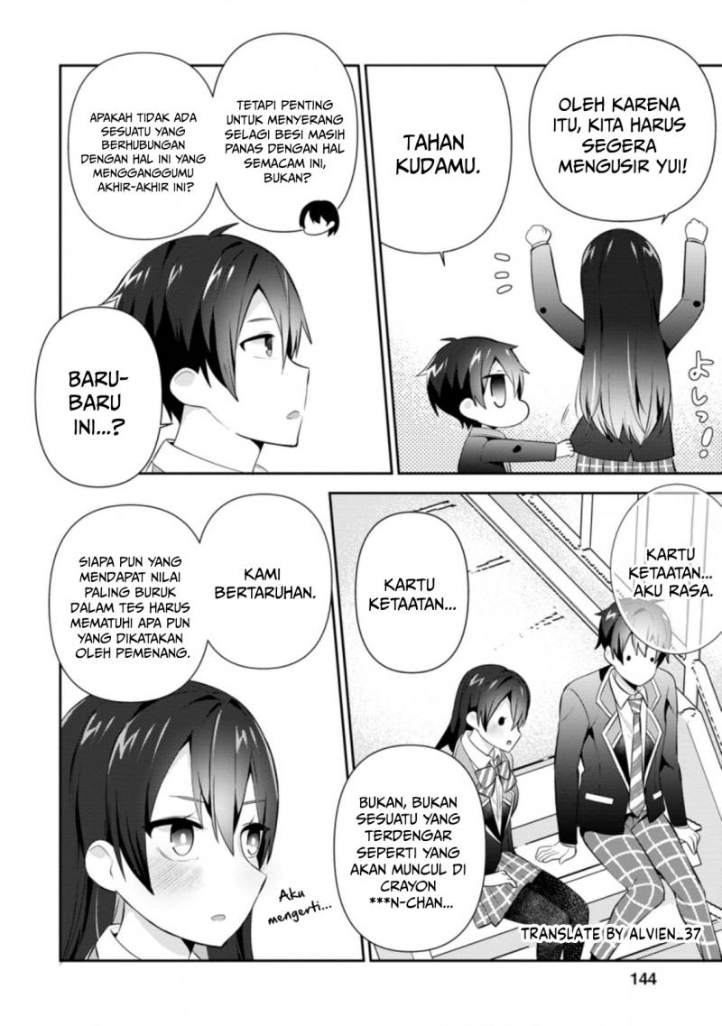The Cute Girl Sitting Next to Me Is Trying to Make Me Fall in Love With Her as a Way to Ridicule Me, but the Tables Were Turned on Her Before She Knew It Chapter 15 Gambar 20