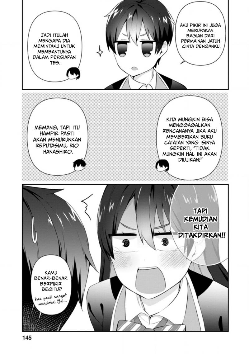 The Cute Girl Sitting Next to Me Is Trying to Make Me Fall in Love With Her as a Way to Ridicule Me, but the Tables Were Turned on Her Before She Knew It Chapter 15 Gambar 21