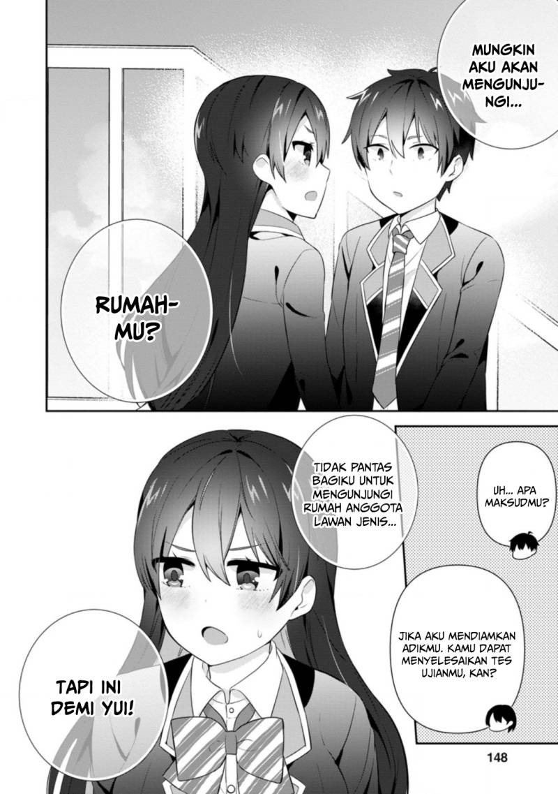 The Cute Girl Sitting Next to Me Is Trying to Make Me Fall in Love With Her as a Way to Ridicule Me, but the Tables Were Turned on Her Before She Knew It Chapter 15 Gambar 24