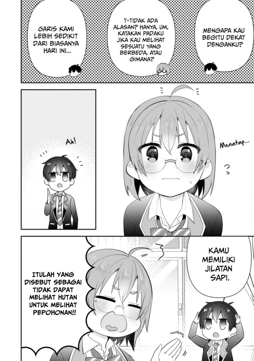 The Cute Girl Sitting Next to Me Is Trying to Make Me Fall in Love With Her as a Way to Ridicule Me, but the Tables Were Turned on Her Before She Knew It Chapter 14 Gambar 20