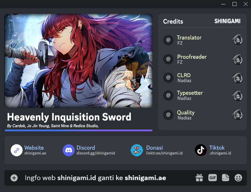 Baca Komik Heavenly Inquisition Sword Chapter 70 Gambar 1