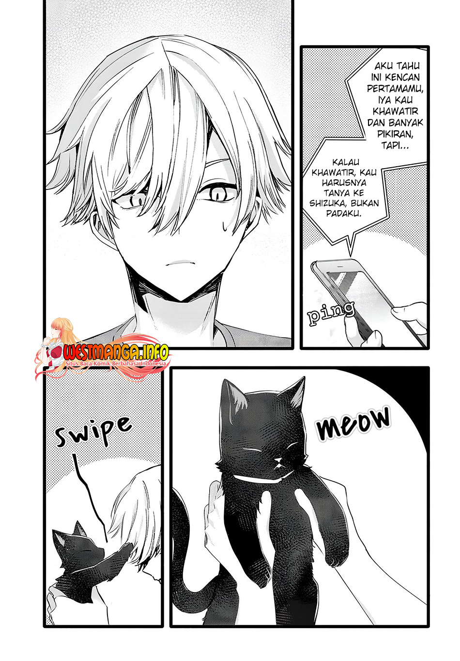 Chiteki de Cool na Kouhai Bijo, Ore no Kai Neko ni naru Chapter 23 Gambar 9