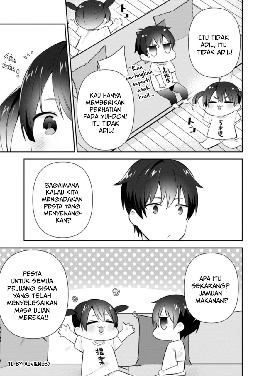 The Cute Girl Sitting Next to Me Is Trying to Make Me Fall in Love With Her as a Way to Ridicule Me, but the Tables Were Turned on Her Before She Knew It Chapter 18 Gambar 6
