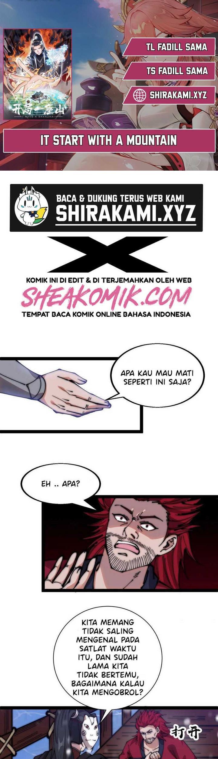 Komik It Starts With A Mountain Chapter 445 gambar nomor 1