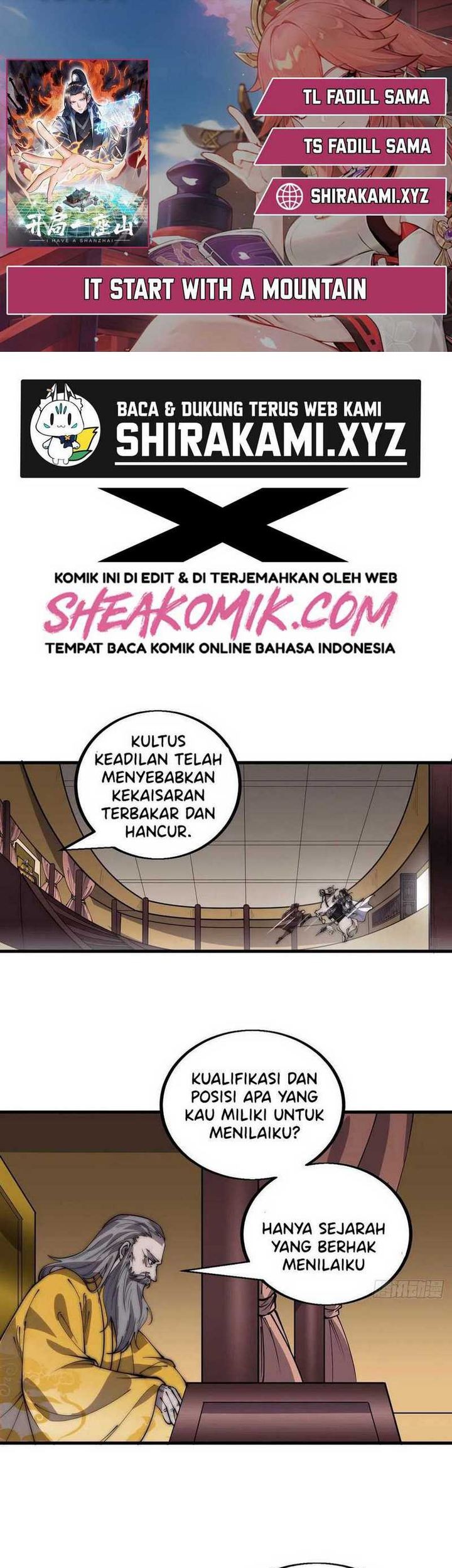 Komik It Starts With A Mountain Chapter 431 gambar nomor 1
