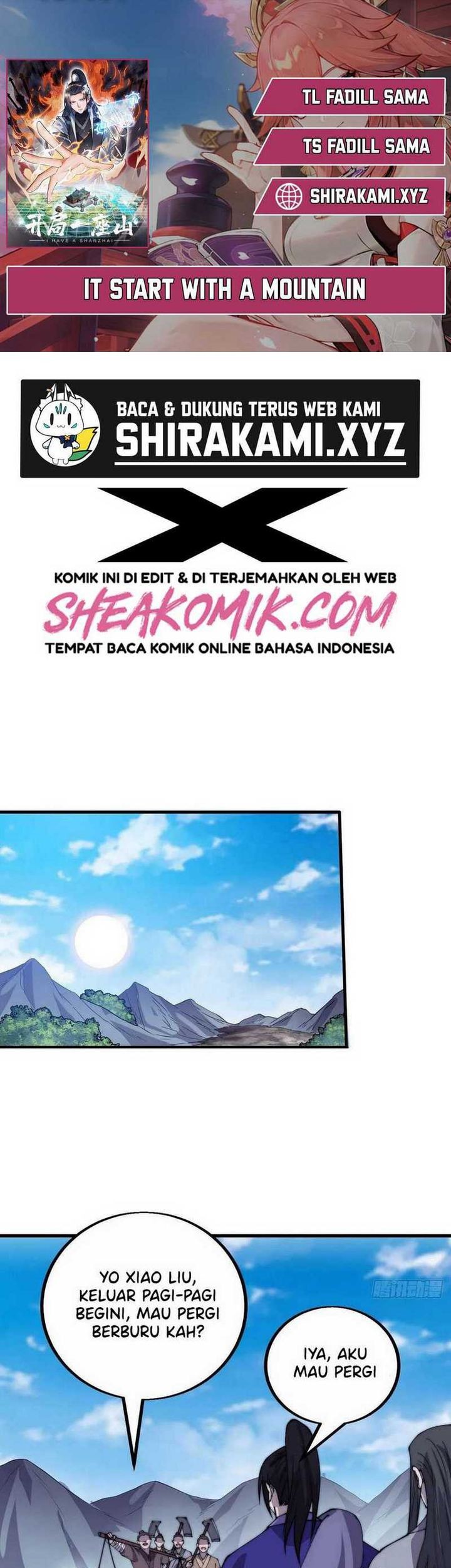 Komik It Starts With A Mountain Chapter 413 gambar nomor 1