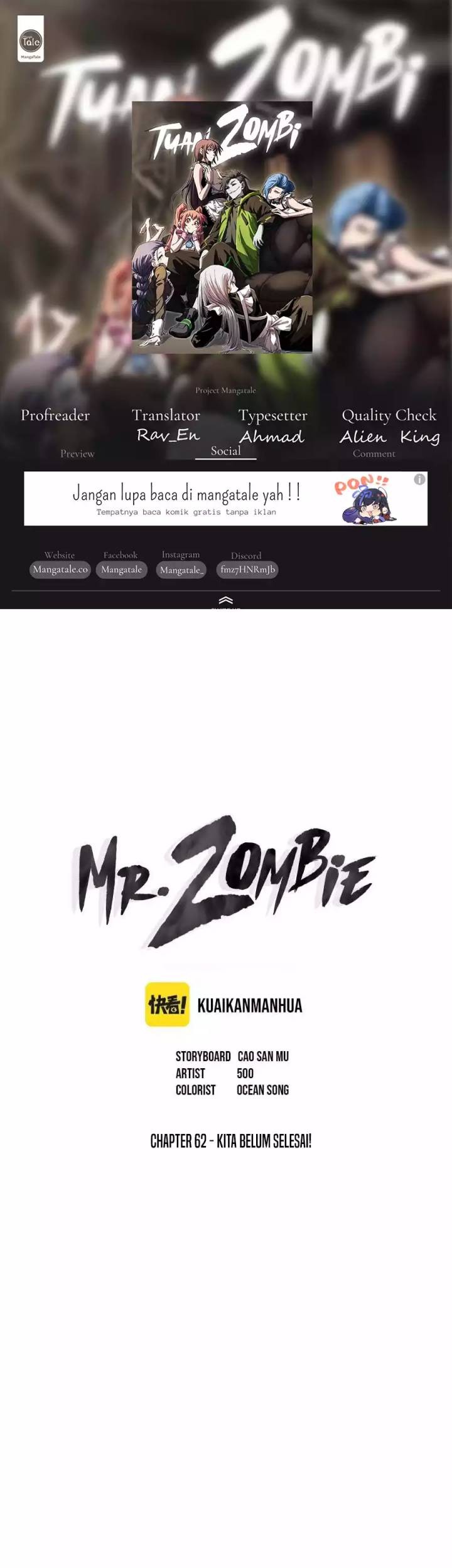 Baca Komik Mr. Zombie Chapter 62 Gambar 1