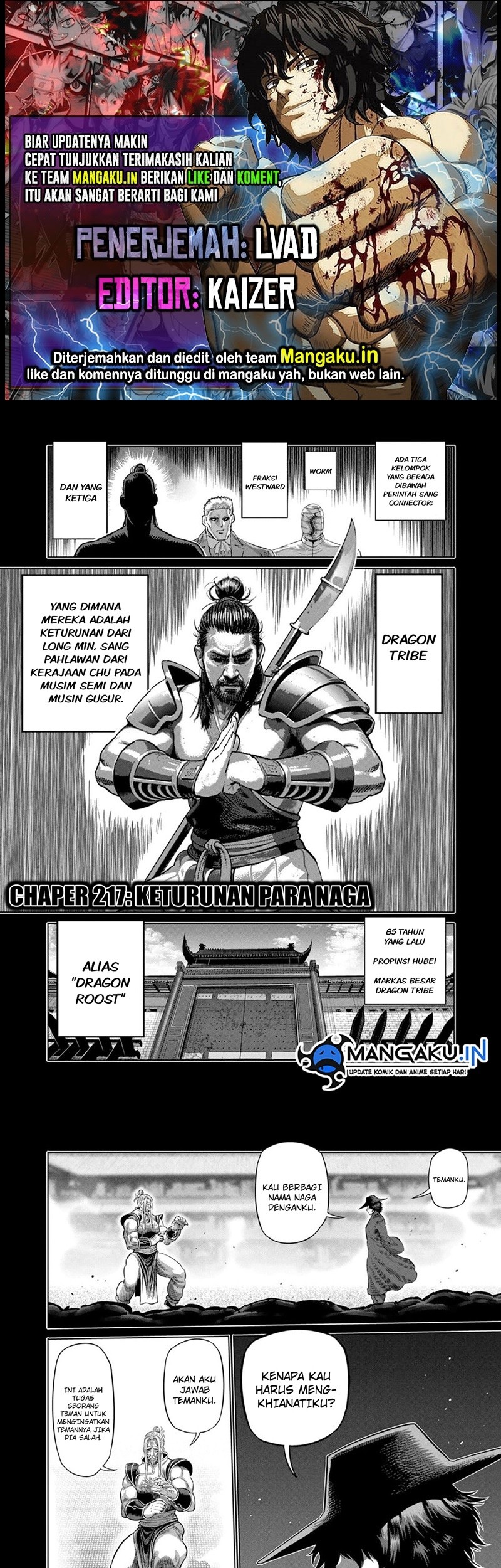 Baca Komik Kengan Omega Chapter 217 Gambar 1