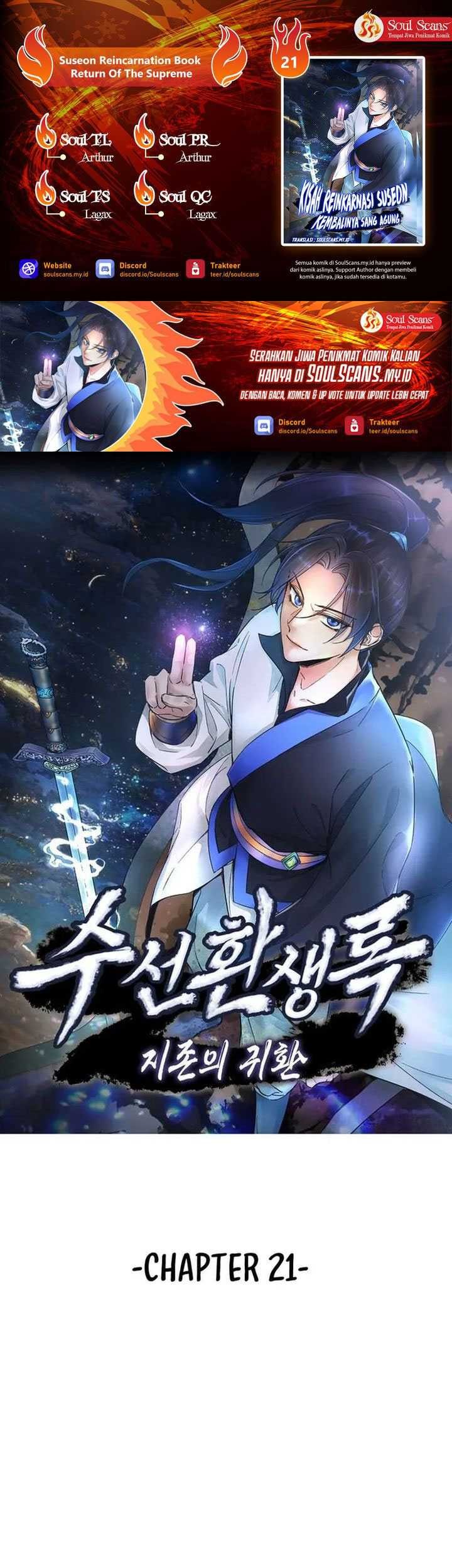 Baca Komik Suseon Reincarnation Book Return Of The Supreme Chapter 21 Gambar 1