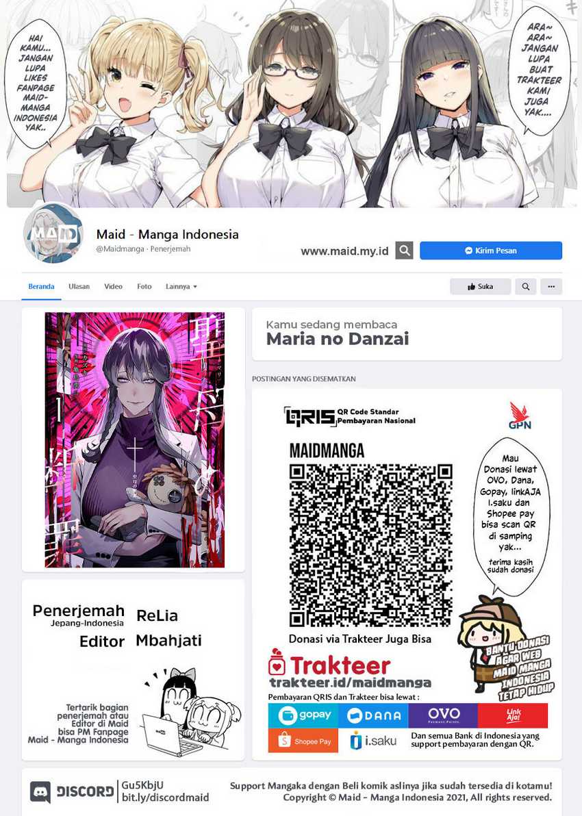 Baca Manga Maria no Danzai Chapter 09 Gambar 2