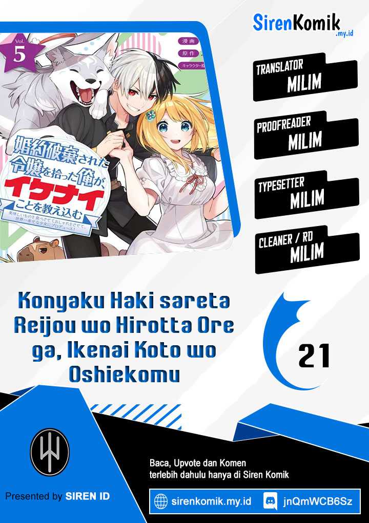 Baca Komik Konyaku Haki Sareta Reijo Wo Hirotta Ore Ga, Ikenai Koto Wo Oshiekomu Oishi Mono Wo Tabesasete Oshare Wo Sasete, Sekaichi Shiawasena Shojo Ni Produce! Chapter 23 Gambar 1