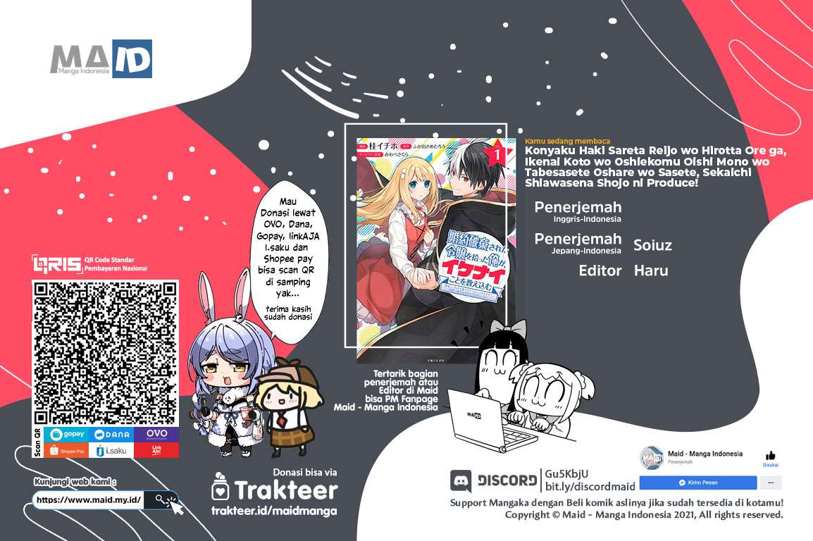 Konyaku Haki Sareta Reijo Wo Hirotta Ore Ga, Ikenai Koto Wo Oshiekomu Oishi Mono Wo Tabesasete Oshare Wo Sasete, Sekaichi Shiawasena Shojo Ni Produce! Chapter 06 Gambar 20
