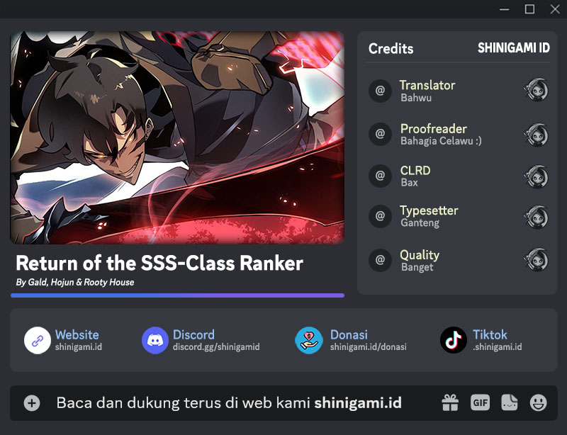 Baca Komik Return of the SSS-Class Ranker Chapter 82 Gambar 1