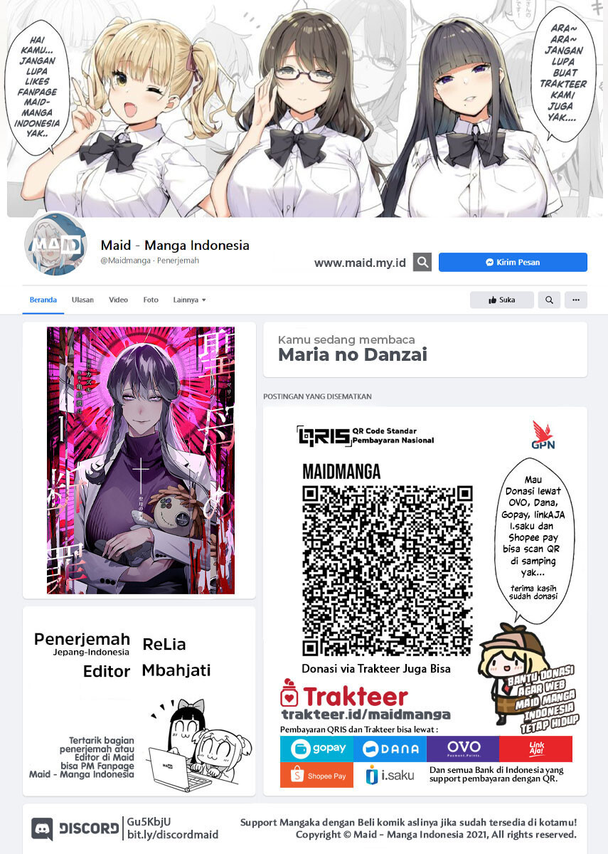 Baca Manga Maria no Danzai Chapter 11 Gambar 2