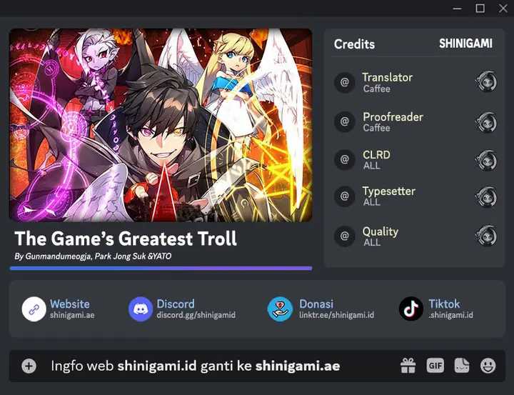 Komik The Game’s Top Troll Chapter 53 gambar nomor 1