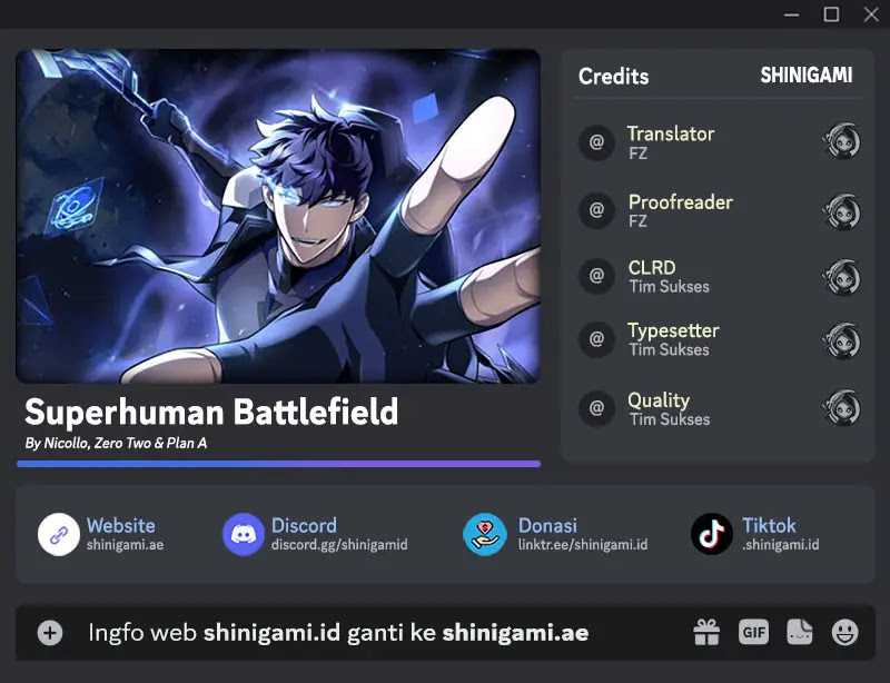 Komik Superhuman Battlefield Chapter 78 gambar nomor 1