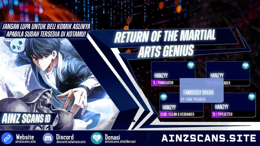 Baca Komik Return Of The Martial Arts Genius Chapter 24 Gambar 1
