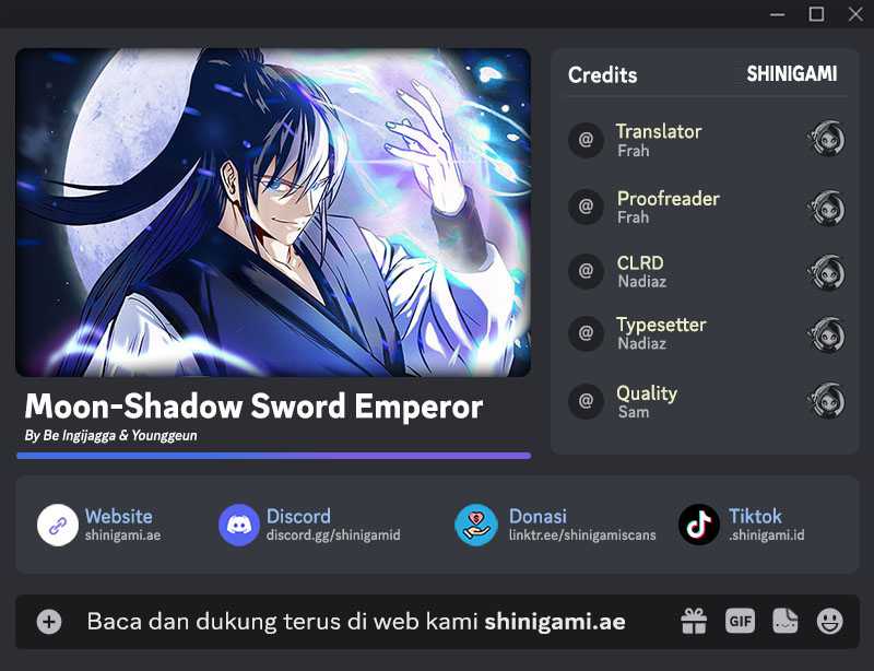 Baca Komik Moon-Shadow Sword Emperor Chapter 58 Gambar 1