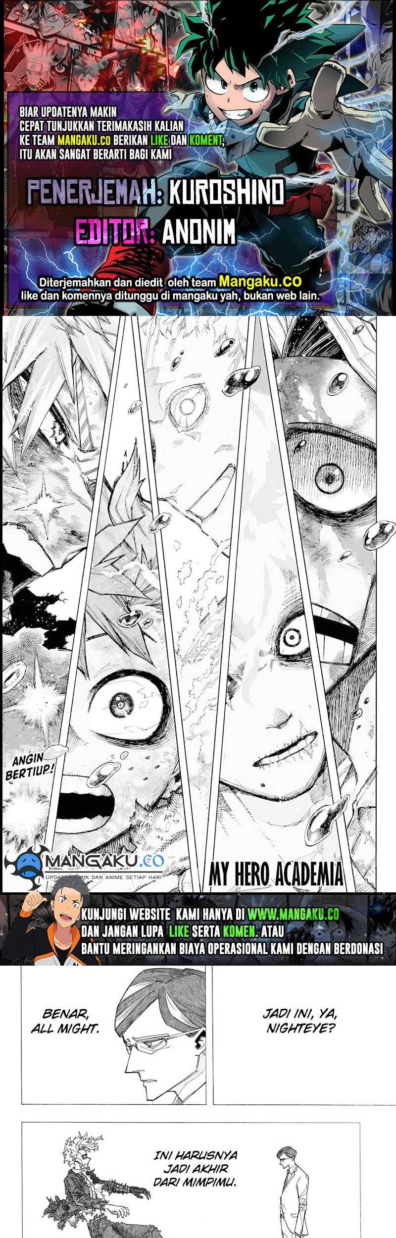 Baca Komik Boku no Hero Academia Chapter 405 Gambar 1