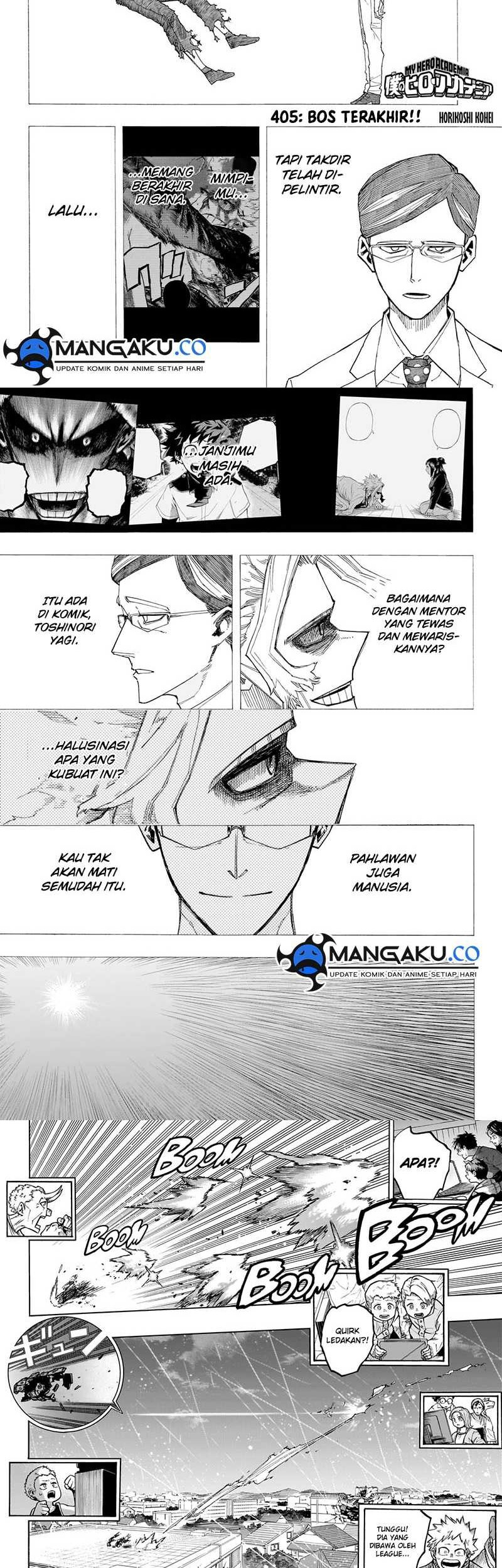 Baca Manga Boku no Hero Academia Chapter 405 Gambar 2
