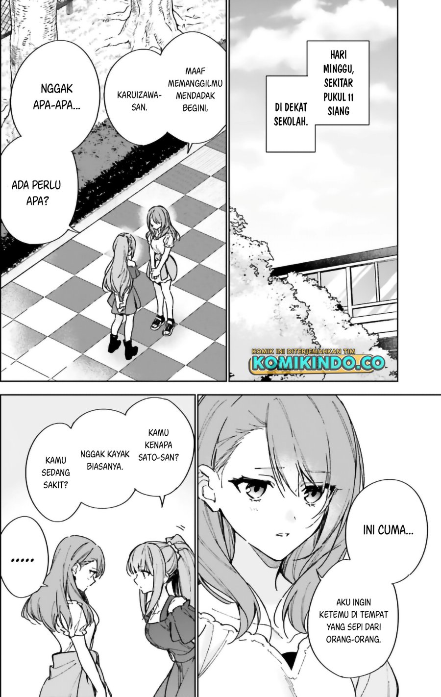 Youkoso Jitsuryoku Shijou Shugi no Kyoushitsu e √Horikita Chapter 13.5 Gambar 3