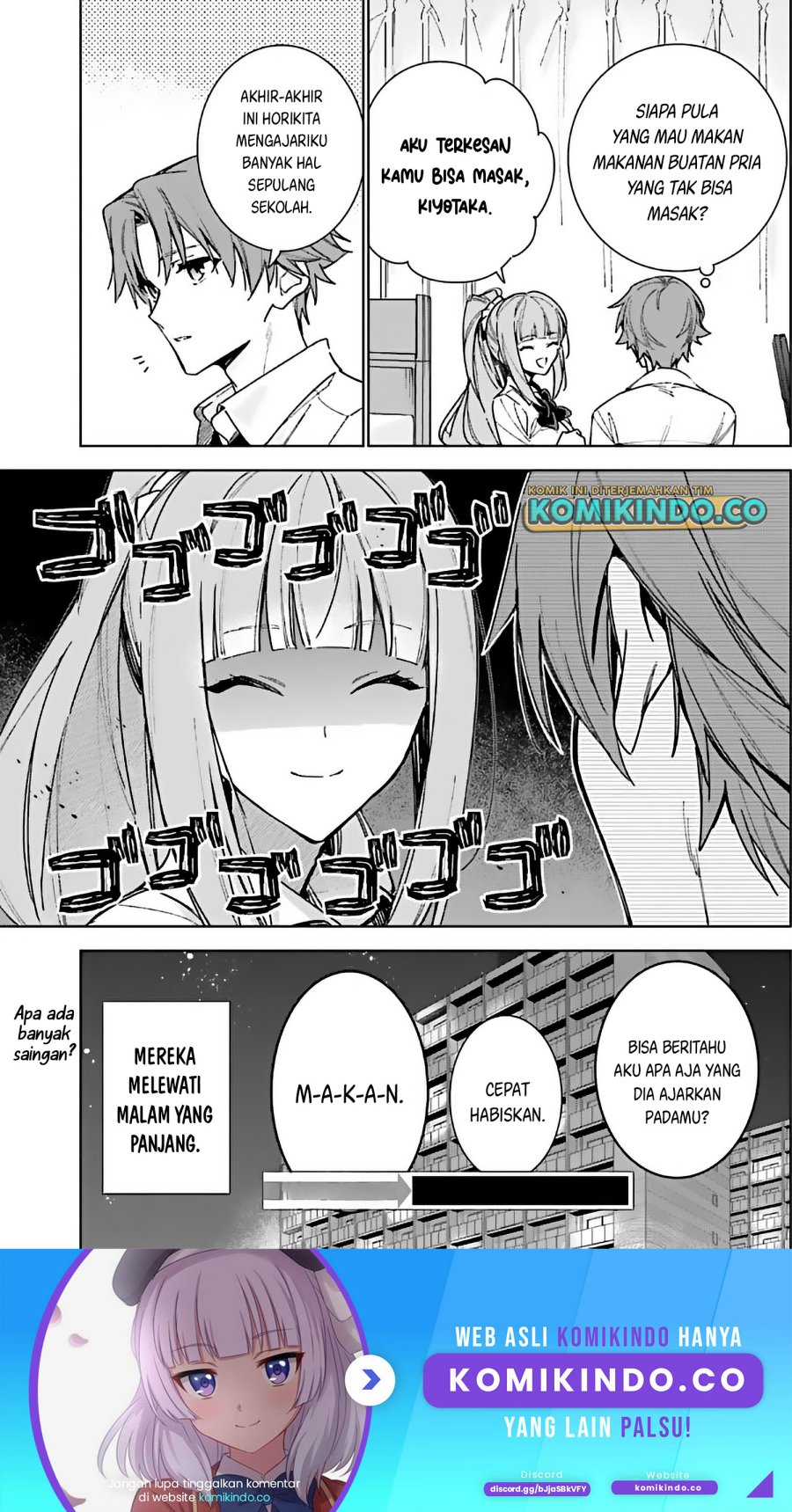 Youkoso Jitsuryoku Shijou Shugi no Kyoushitsu e √Horikita Chapter 13.1 Gambar 6